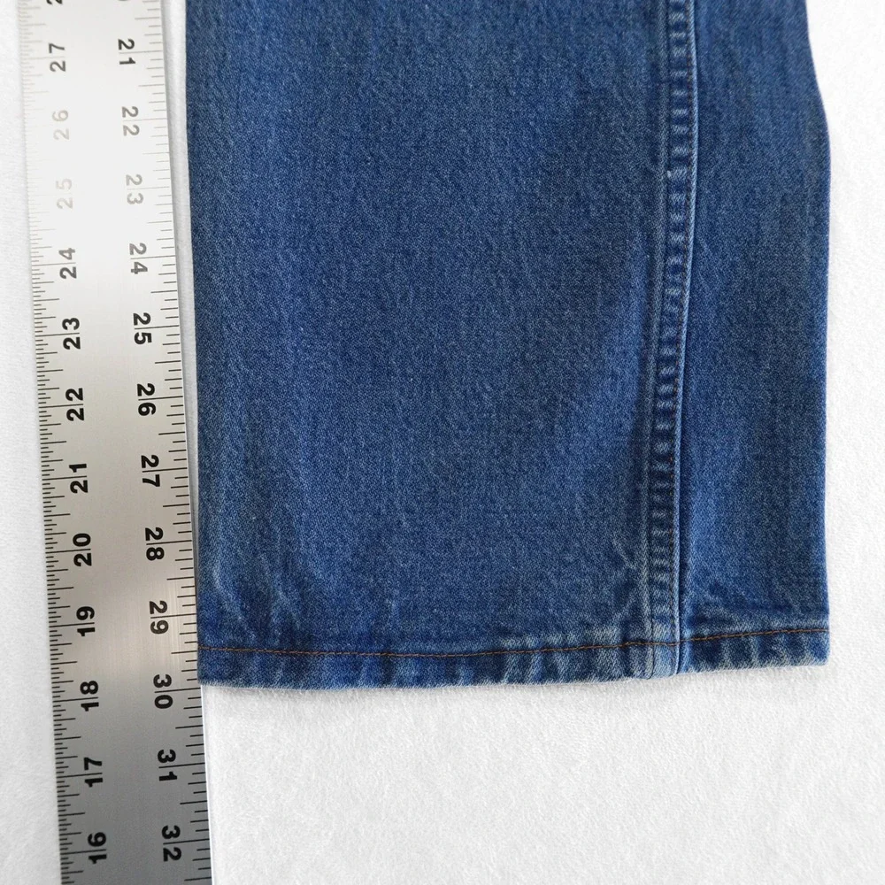WRANGLER Men's Size 38x30 Medium Wash Cowboy Cut Original Fit Straight Leg Jeans